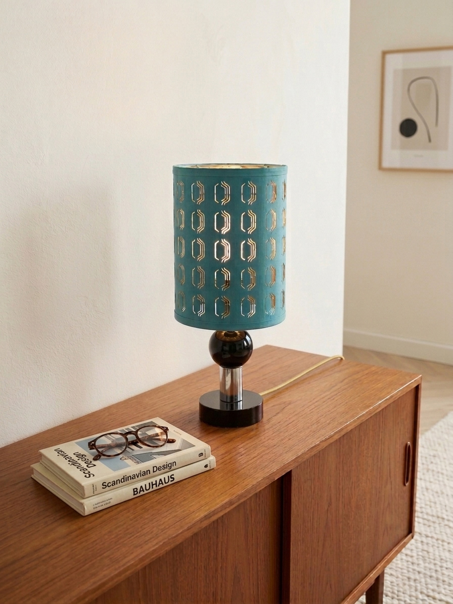 Vintage 1970s Space Age table lamp