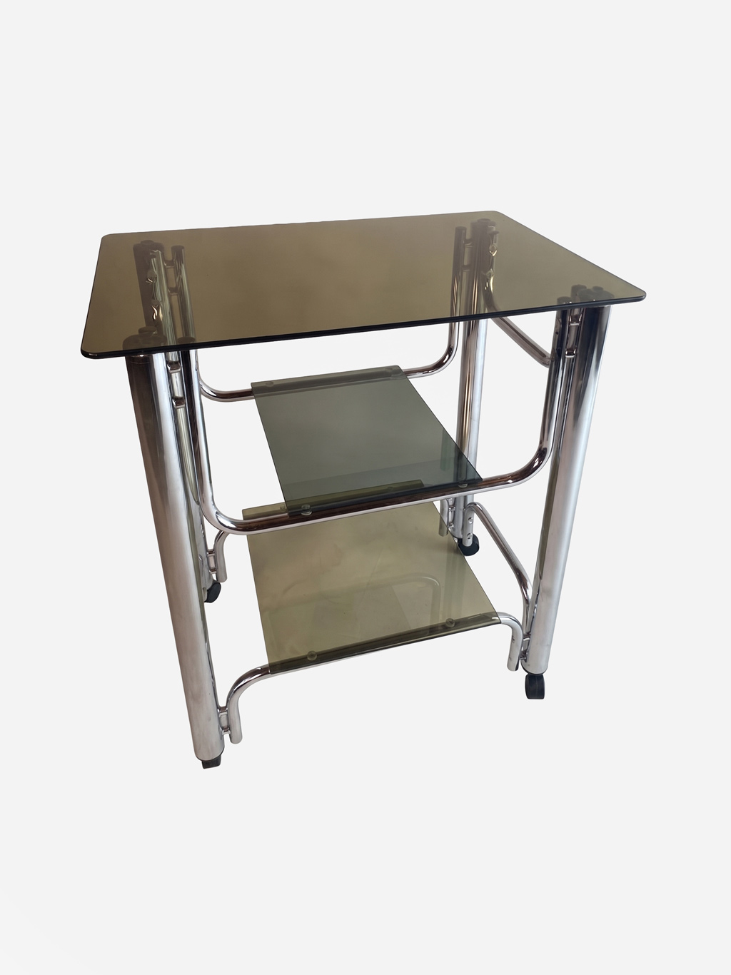 Vintage Chrome Bar Trolley