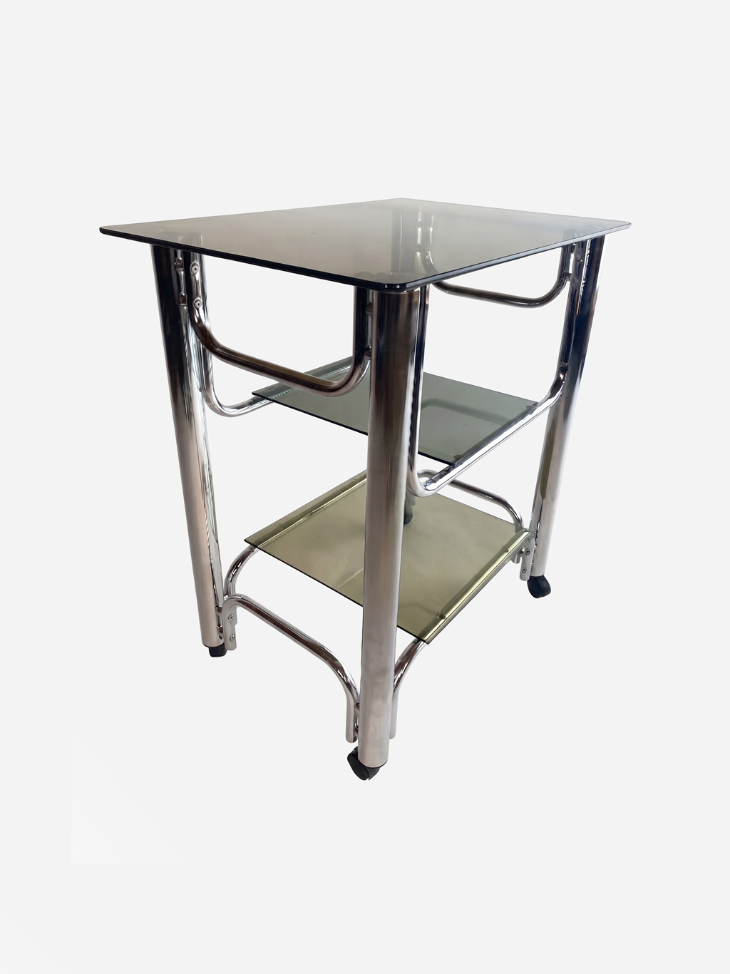 Vintage Chrome Bar Trolley