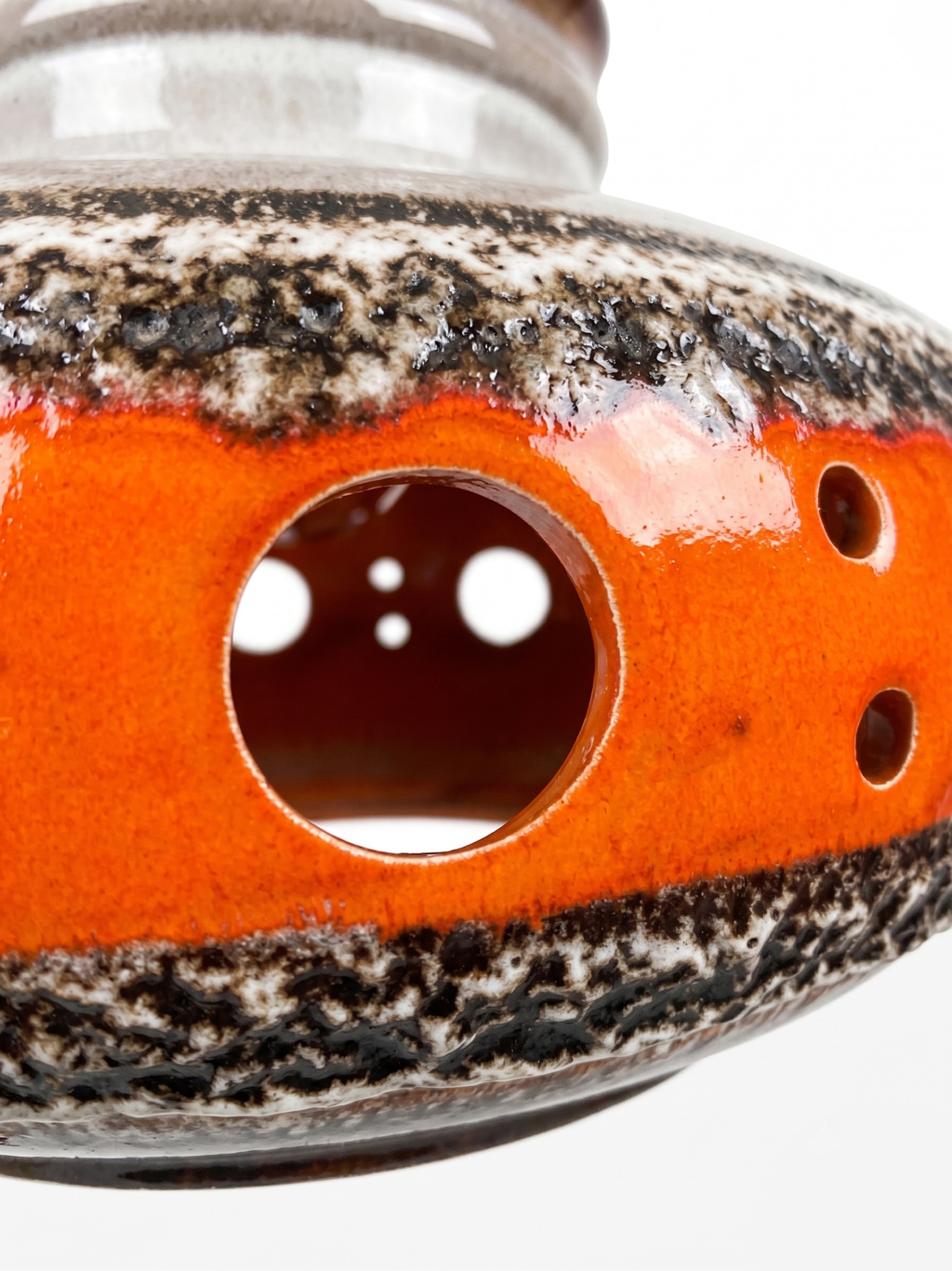 Vintage Fat Lava ceramic pendant Lamp
