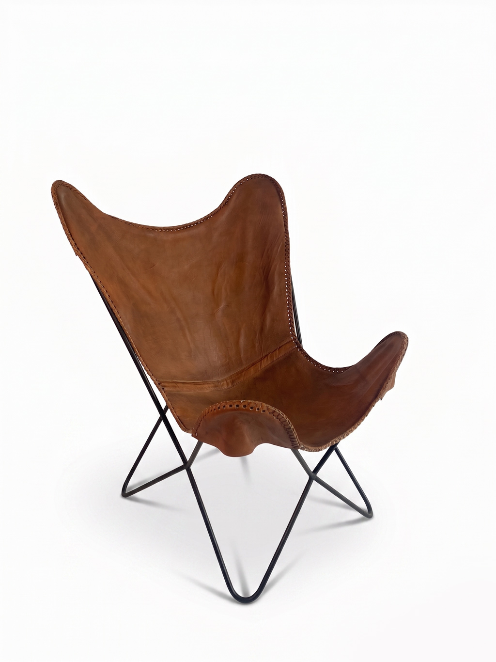 Vintage Leather Butterfly Chair