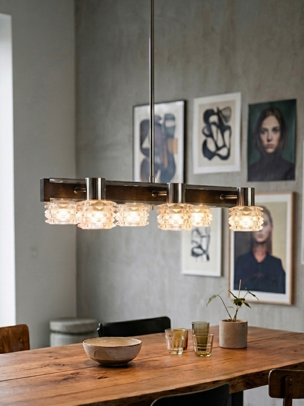 Vintage pendant chandelier