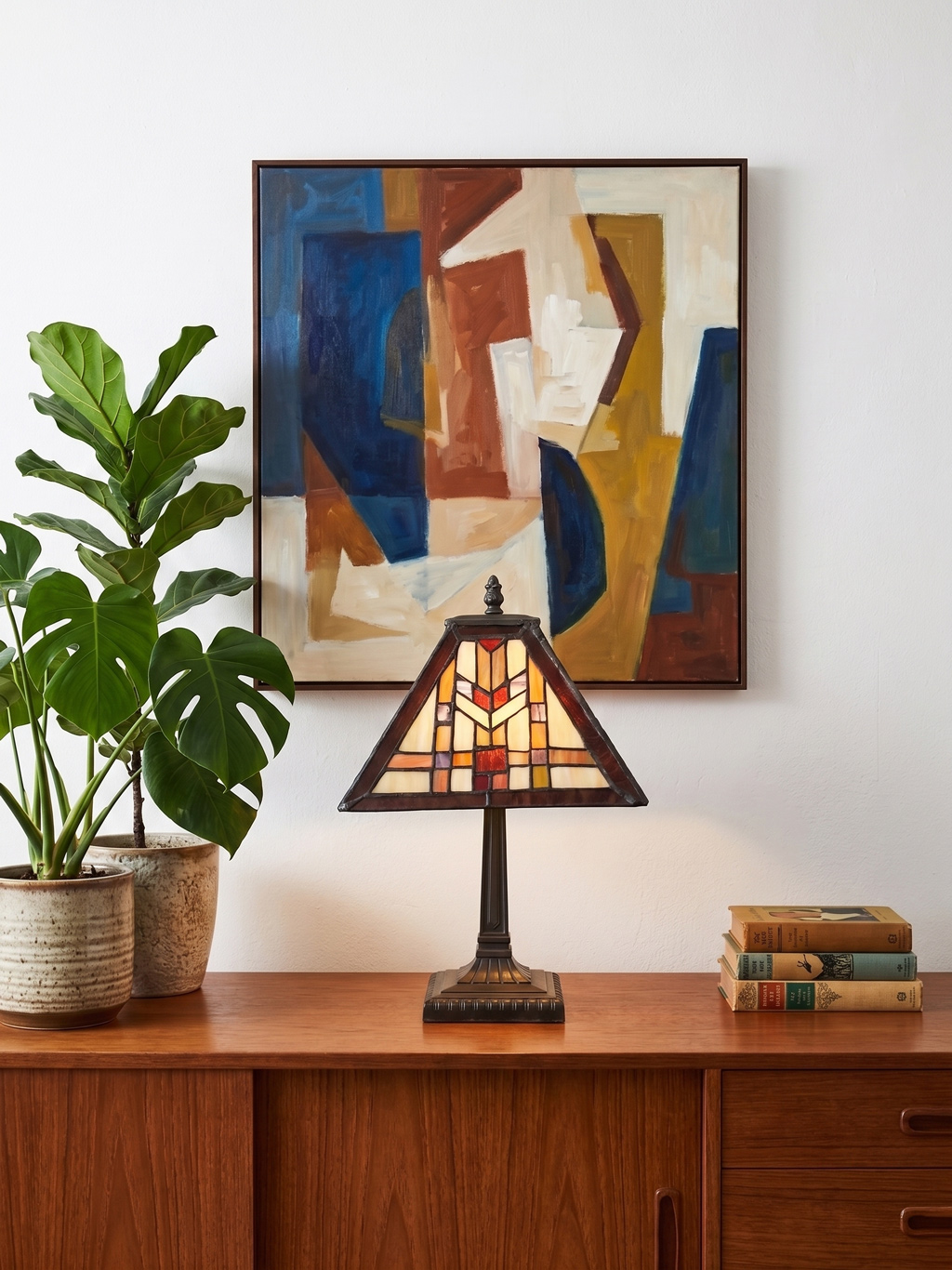 Vintage Tiffany-style lamp